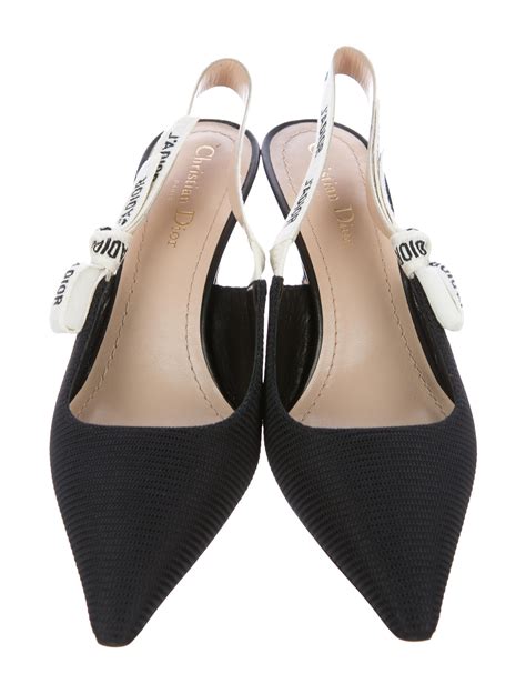 dior heel shoes|christian dior slingback shoes.